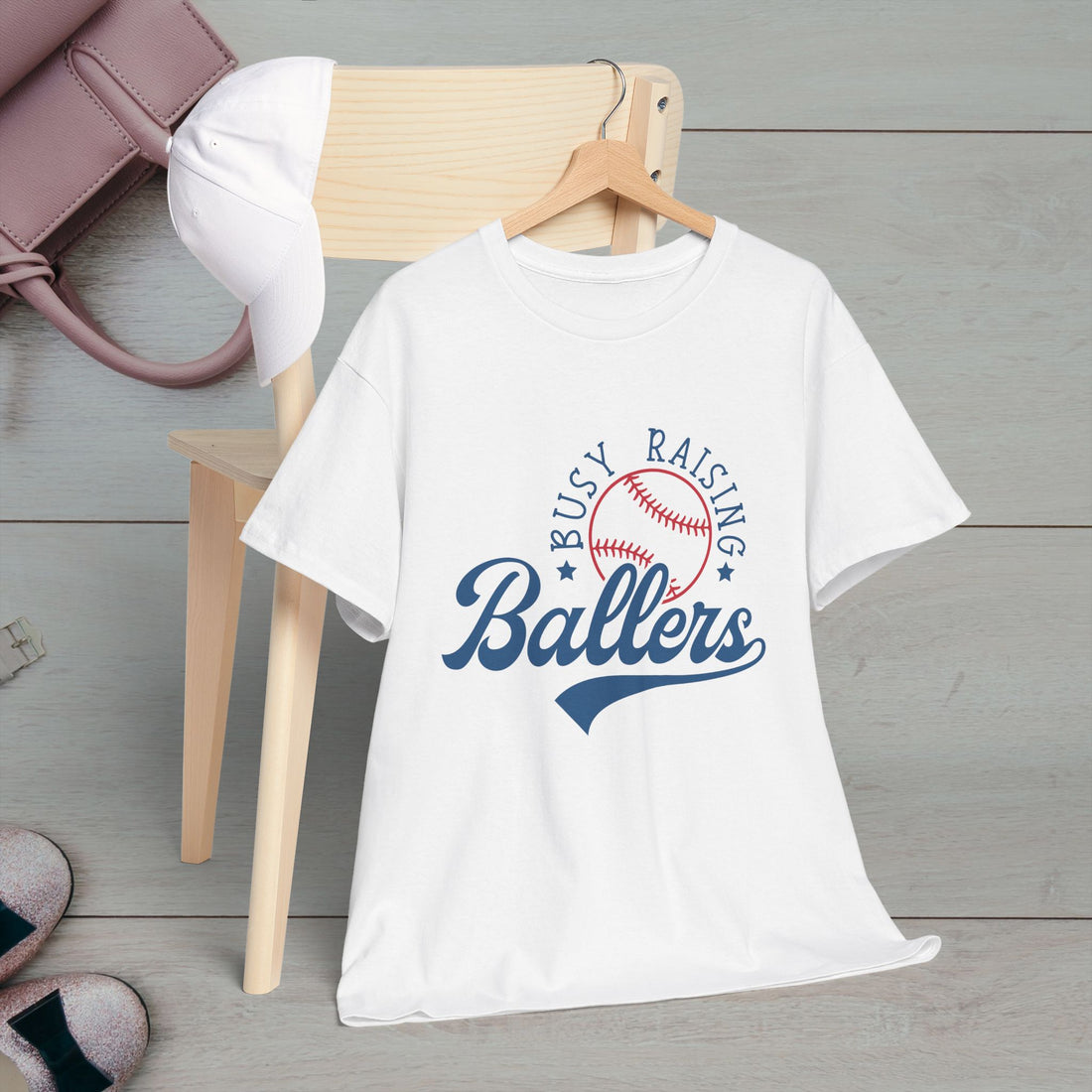 Busy Raising Ballers Unisex Heavy Cotton Tee - GULLYDESIGN