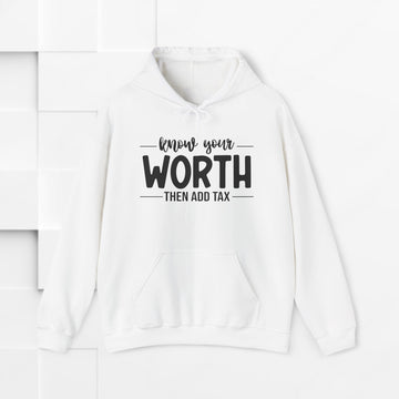 Know Your Worth Inspirational Hoodie - GULLYDESIGN
