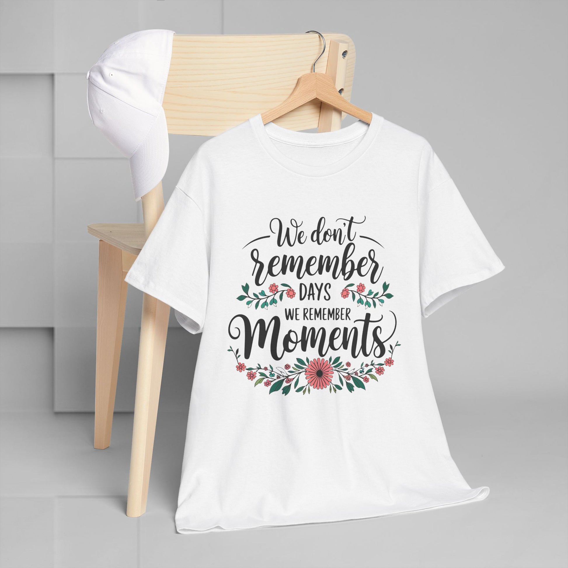 Moments Remembrance Unisex Heavy Cotton Tee - Inspirational Graphic Shirt - GULLYDESIGN