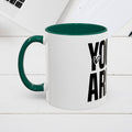 Inspirational Colorful Mug - Empowering Affirmations for Coffee Lovers - GULLYDESIGN