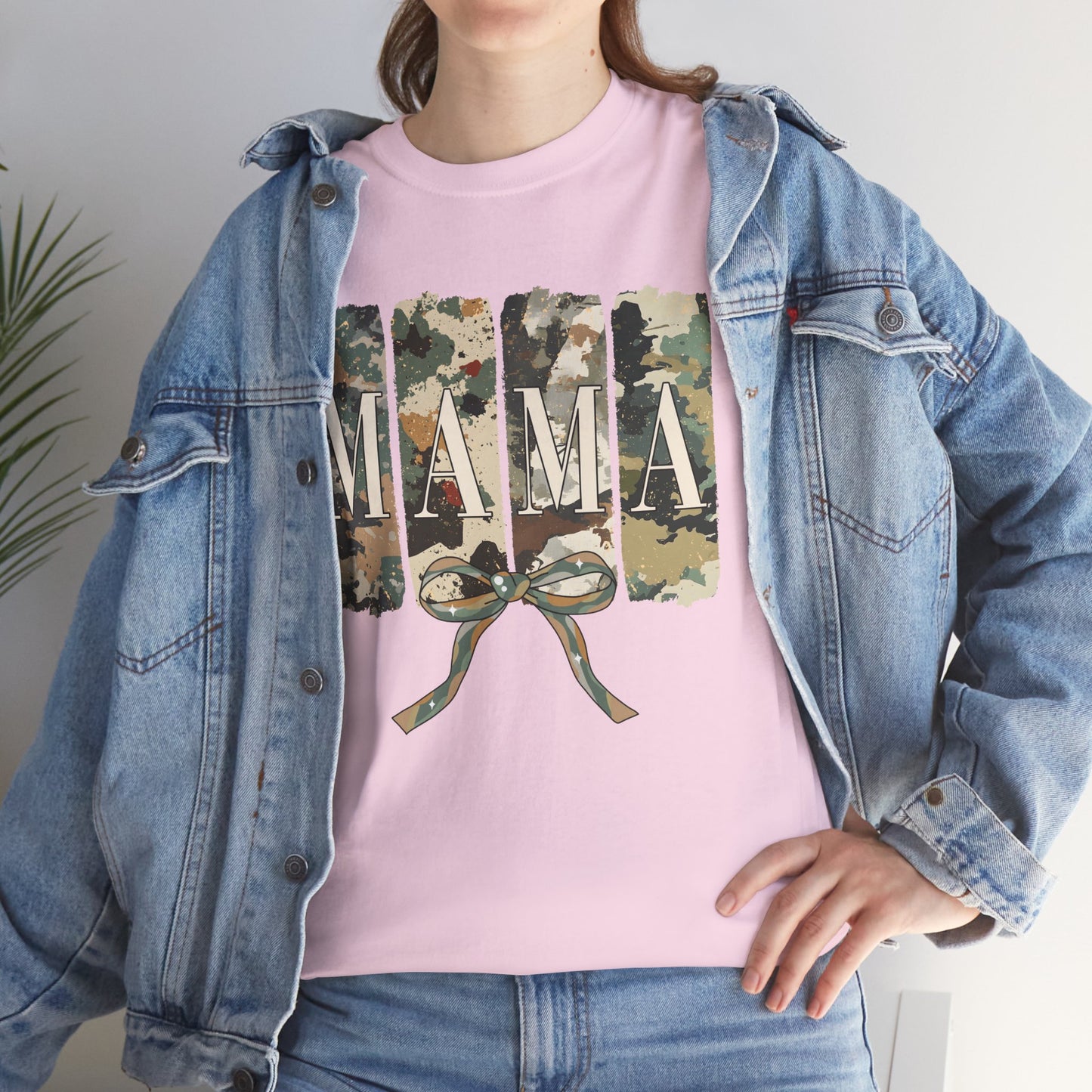Camo Mama Unisex Heavy Cotton Tee - Perfect Gift for Moms