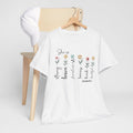 Inspirational Mom Heavy Cotton Tee - Strong, Brave, Kind, Beautiful Design - GULLYDESIGN