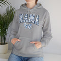 Floral Mama Hoodie - Comfortable Unisex Heavy Blend Sweatshirt for Moms - GULLYDESIGN