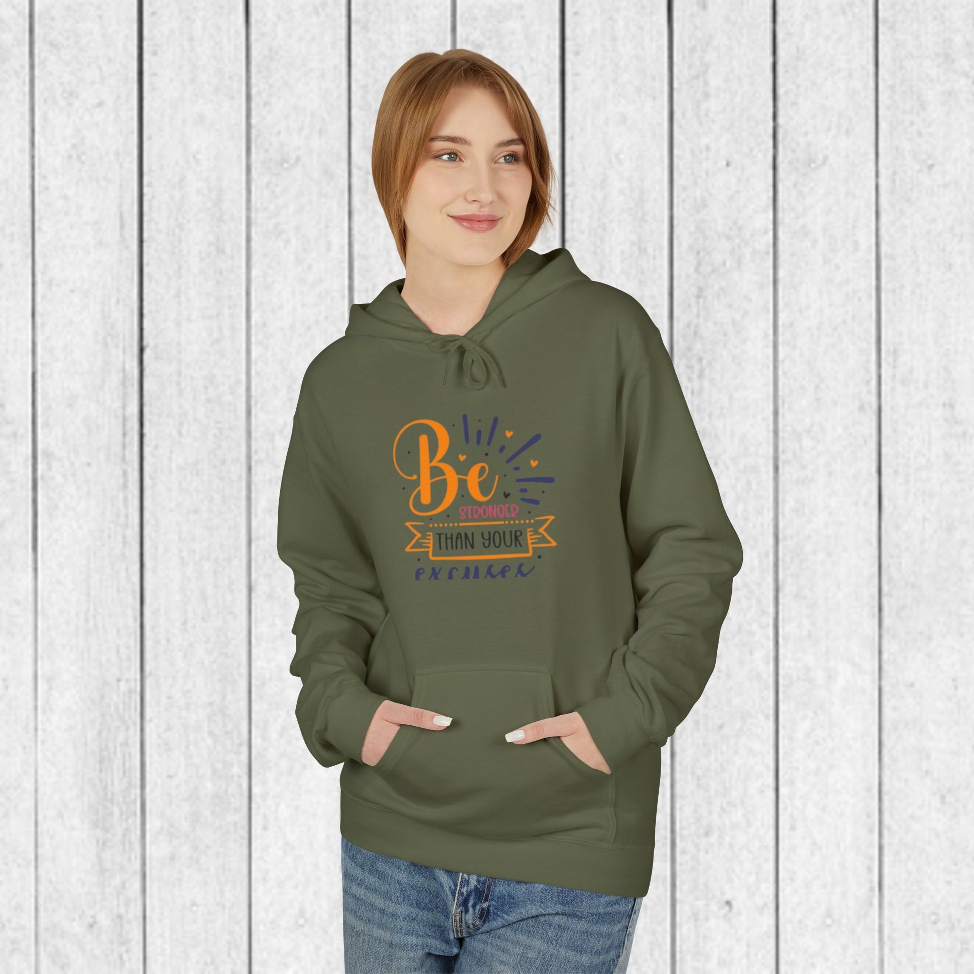 Be Brighter Than Your Excuses Unisex Hoodie - GULLYDESIGN