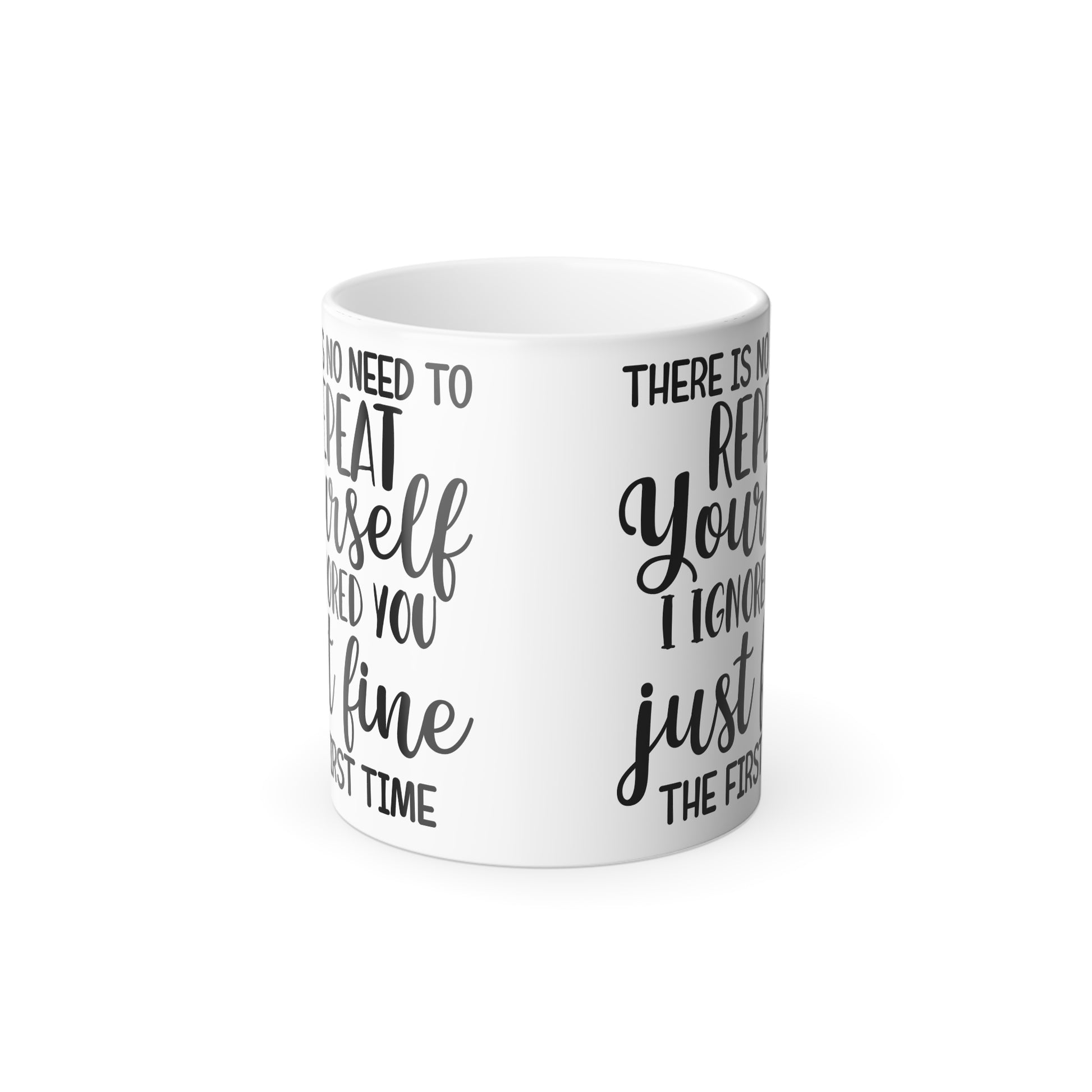 Inspirational Color Morphing Mug - 11oz Motivational Coffee Cup for Self-Love - GULLYDESIGN