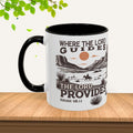 Inspirational Desert Scene Mug - 11oz & 15oz Colorful Coffee Cup for Faith & Encouragement - GULLYDESIGN