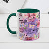 Inspirational Grateful and Thankful Butterfly Mug - Colorful 11oz & 15oz Coffee Cup with Motivational Quotes