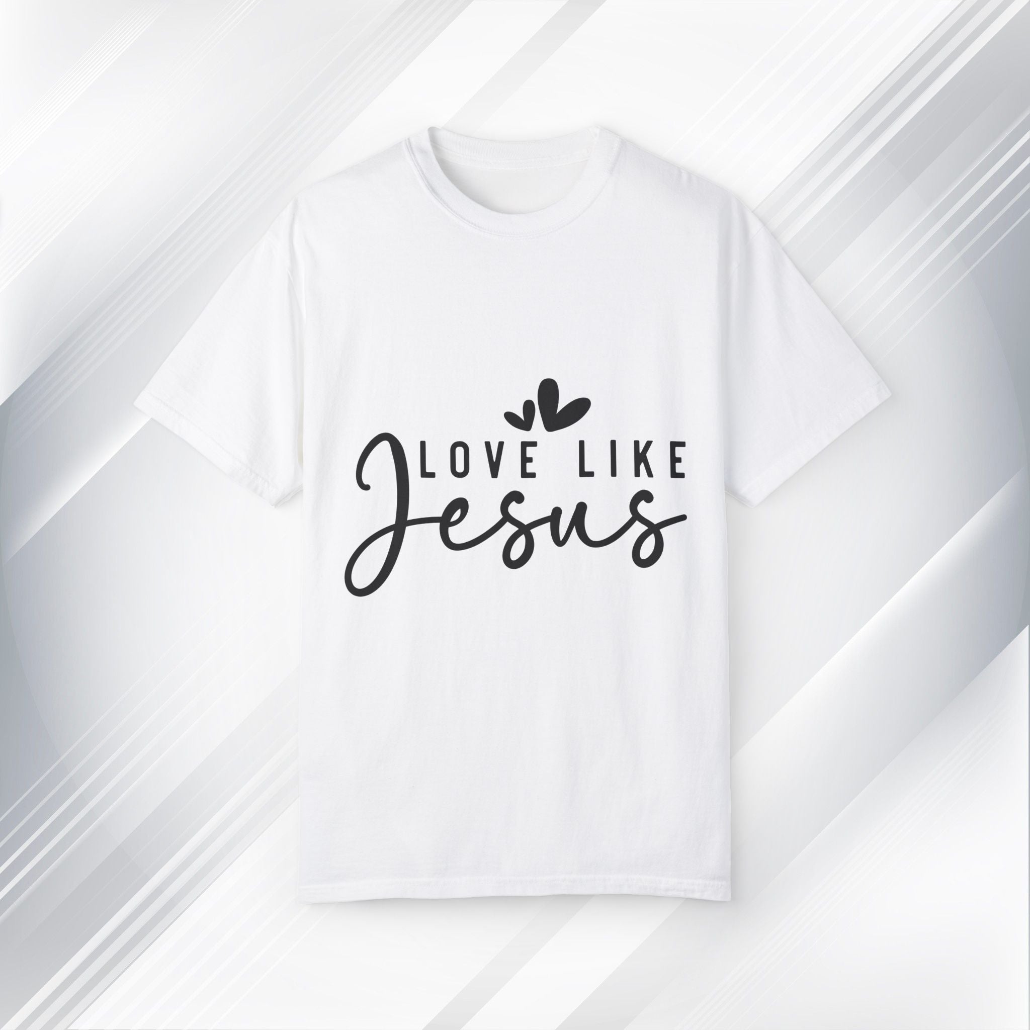 Love Like Jesus Unisex Garment-Dyed T-Shirt - Faith-Inspired Apparel