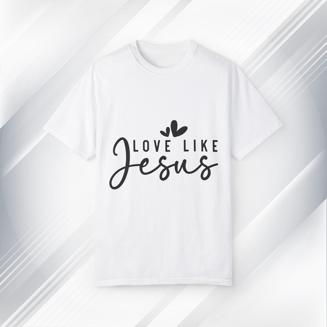 Love Like Jesus Unisex Garment-Dyed T-Shirt - Faith-Inspired Apparel - GULLYDESIGN
