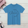 Faith-Inspired Unisex Heavy Cotton Tee - 'The Way, The Truth, The Life' - GULLYDESIGN