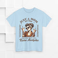 Just a Mom Unisex Heavy Cotton Tee - Funny Mom Shirt for Mother's Day - GULLYDESIGN