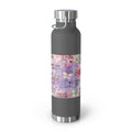 Inspirational Copper Insulated Water Bottle - 22oz - Motivational Quotes & Colorful Design - GULLYDESIGN