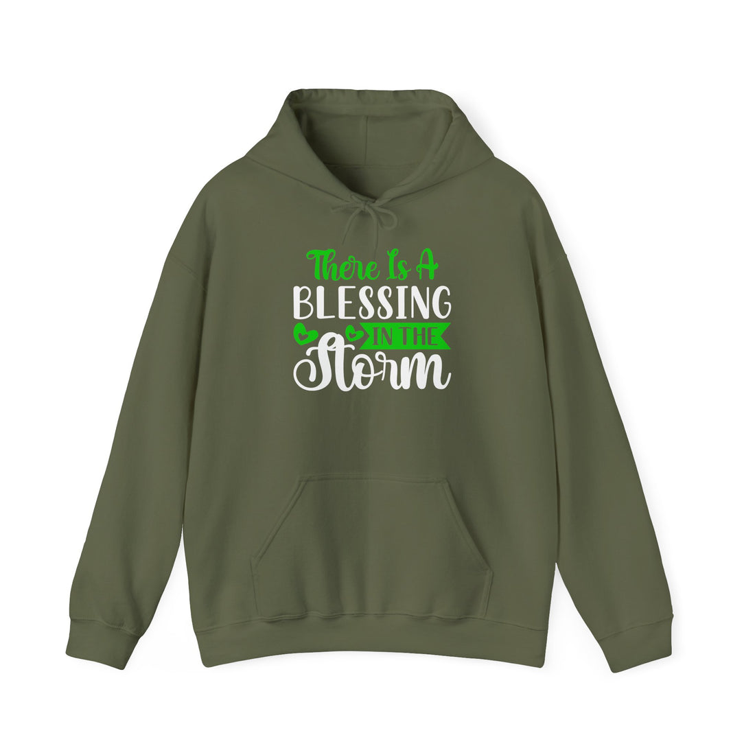 Blessing in the Storm Hoodie | Unisex Heavy Blend Sweatshirt for Comfort and Style - GULLYDESIGN