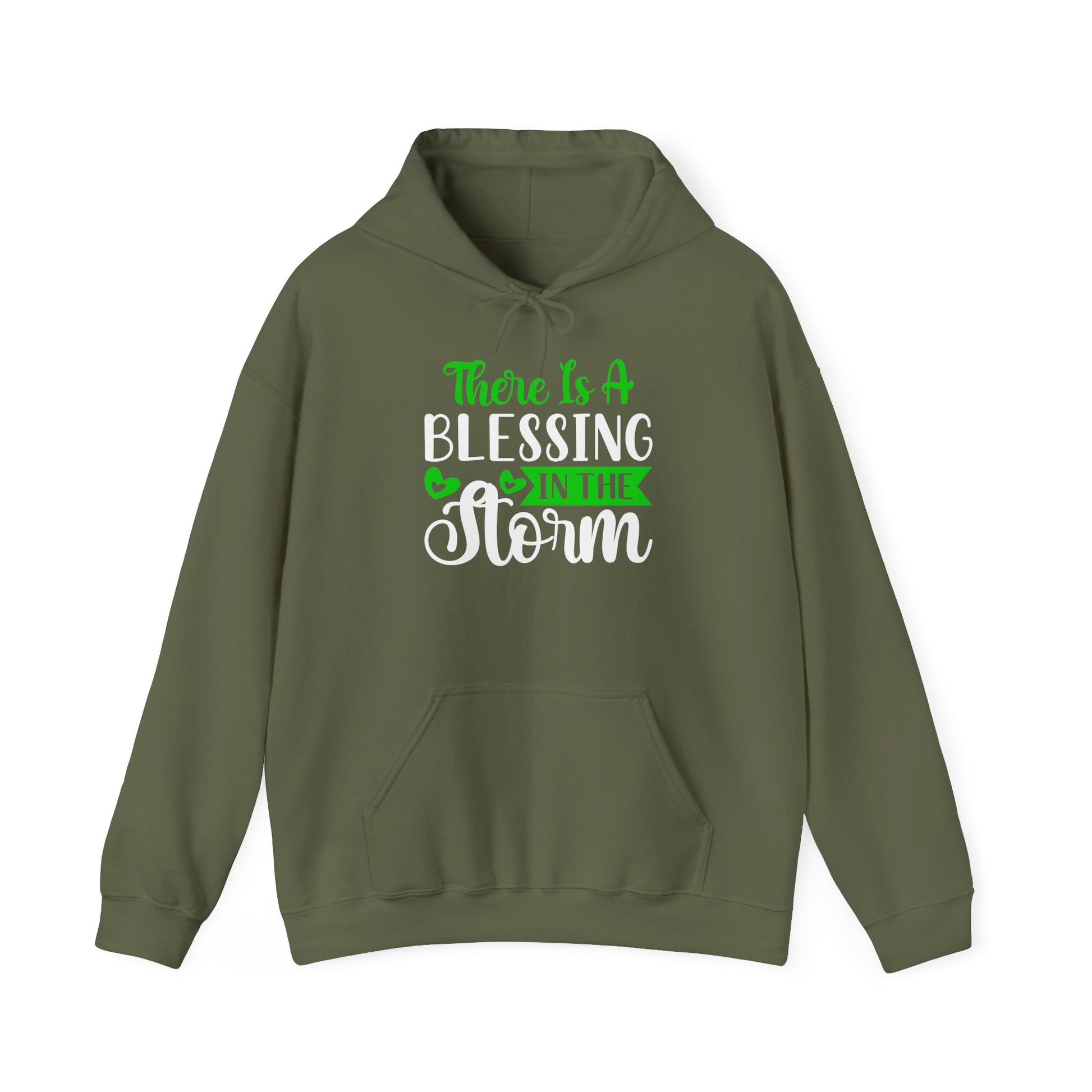 Blessing in the Storm Hoodie | Unisex Heavy Blend Sweatshirt for Comfort and Style - GULLYDESIGN