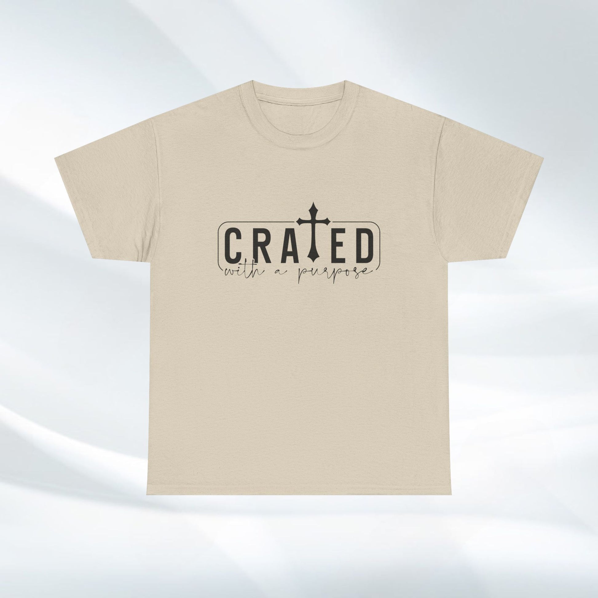Unisex Heavy Cotton Tee - Grated with a Purpose Graphic Tee - GULLYDESIGN