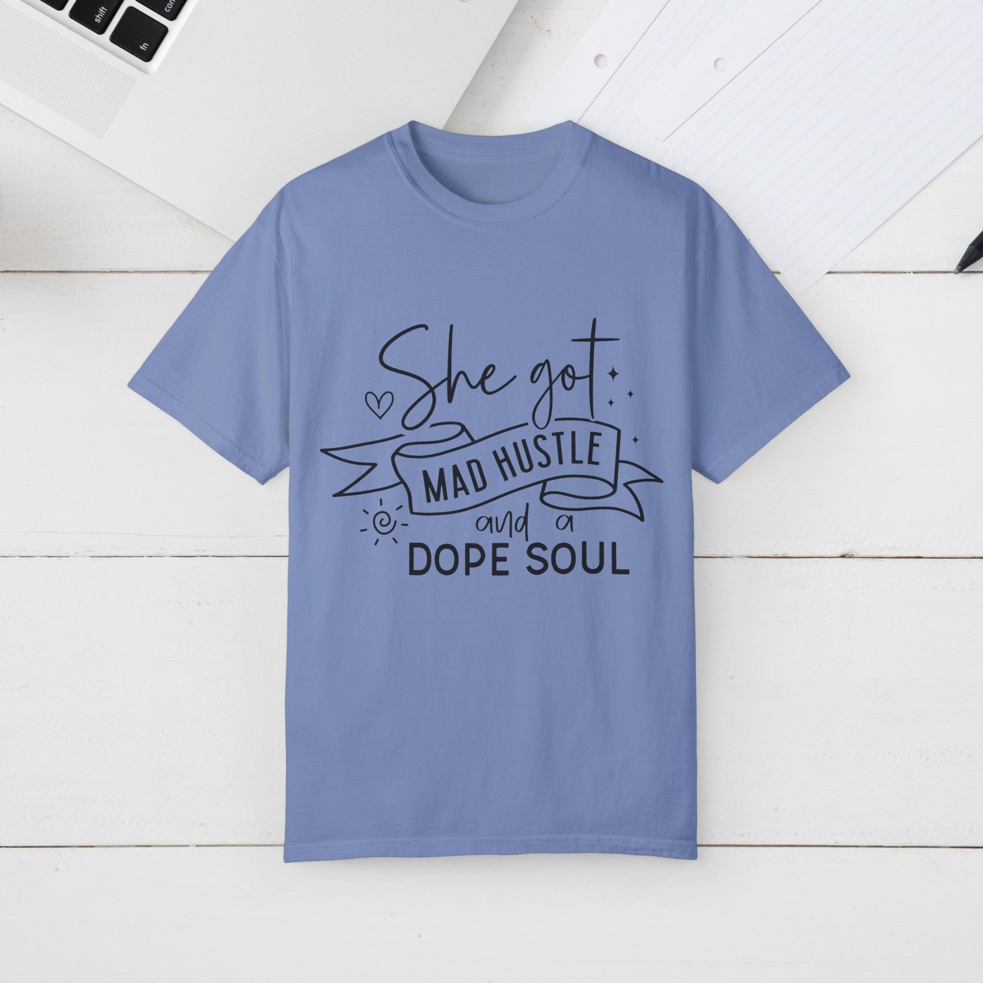 Mad Hustle & Dope Soul Unisex T-Shirt – Motivational Tee for Dreamers - GULLYDESIGN