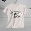 Stronger Than The Storm Unisex Heavy Cotton Tee - GULLYDESIGN