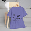 Love Never Fails Unisex Heavy Cotton Tee - Inspirational Christian T-Shirt - GULLYDESIGN