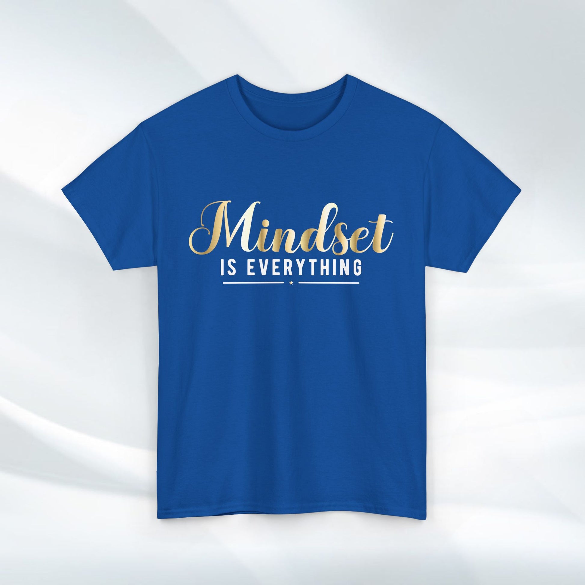 Mindset Unisex Heavy Cotton Tee - Inspirational T-Shirt for Positive Thinking - GULLYDESIGN