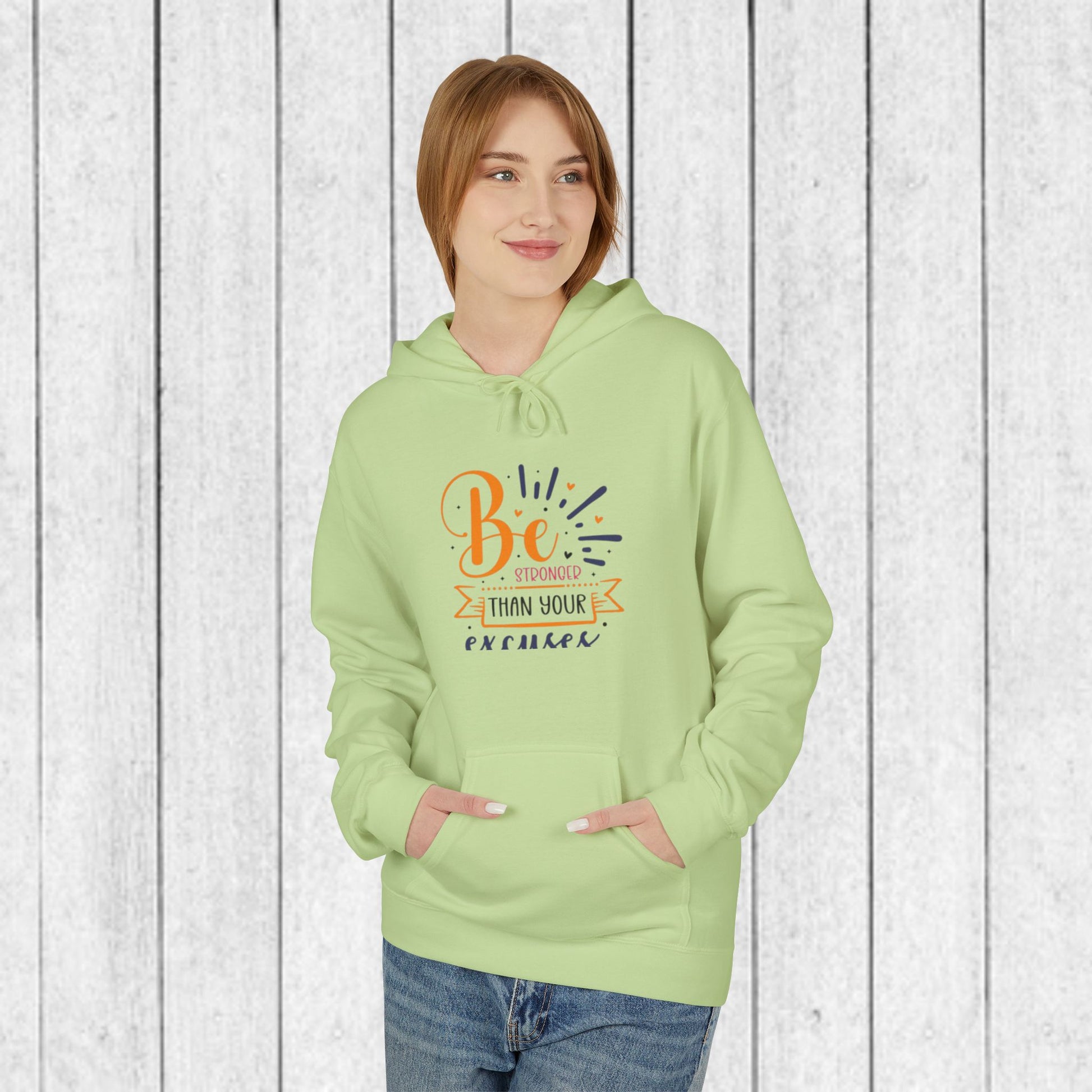 Be Brighter Than Your Excuses Unisex Hoodie - GULLYDESIGN