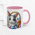 Cute Easter Bunny Mug - Colorful Ceramic Coffee Cup for Spring Celebrations - GULLYDESIGN