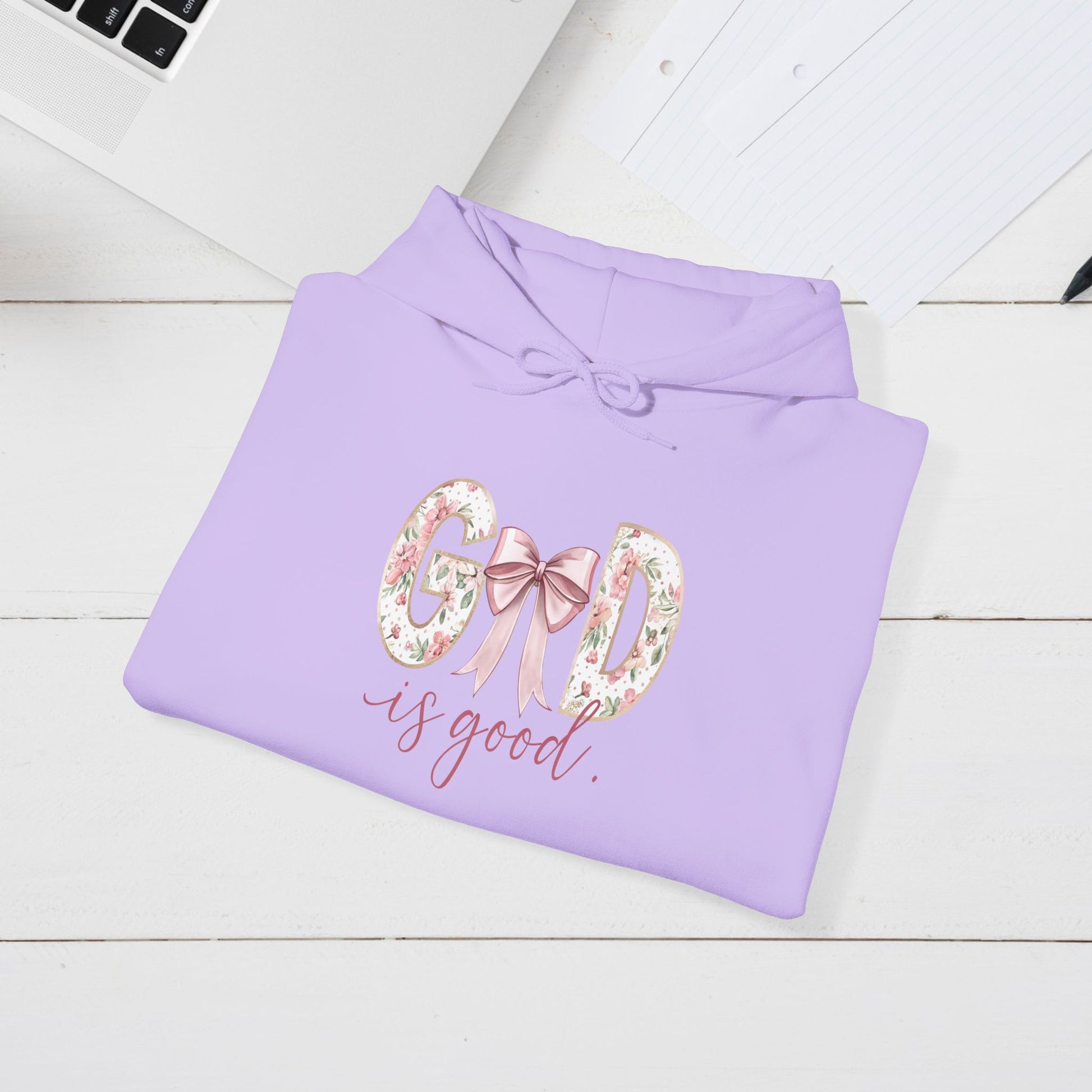 Inspirational God is Good Hoodie - Unisex Heavy Blend™ Sweatshirt - GULLYDESIGN