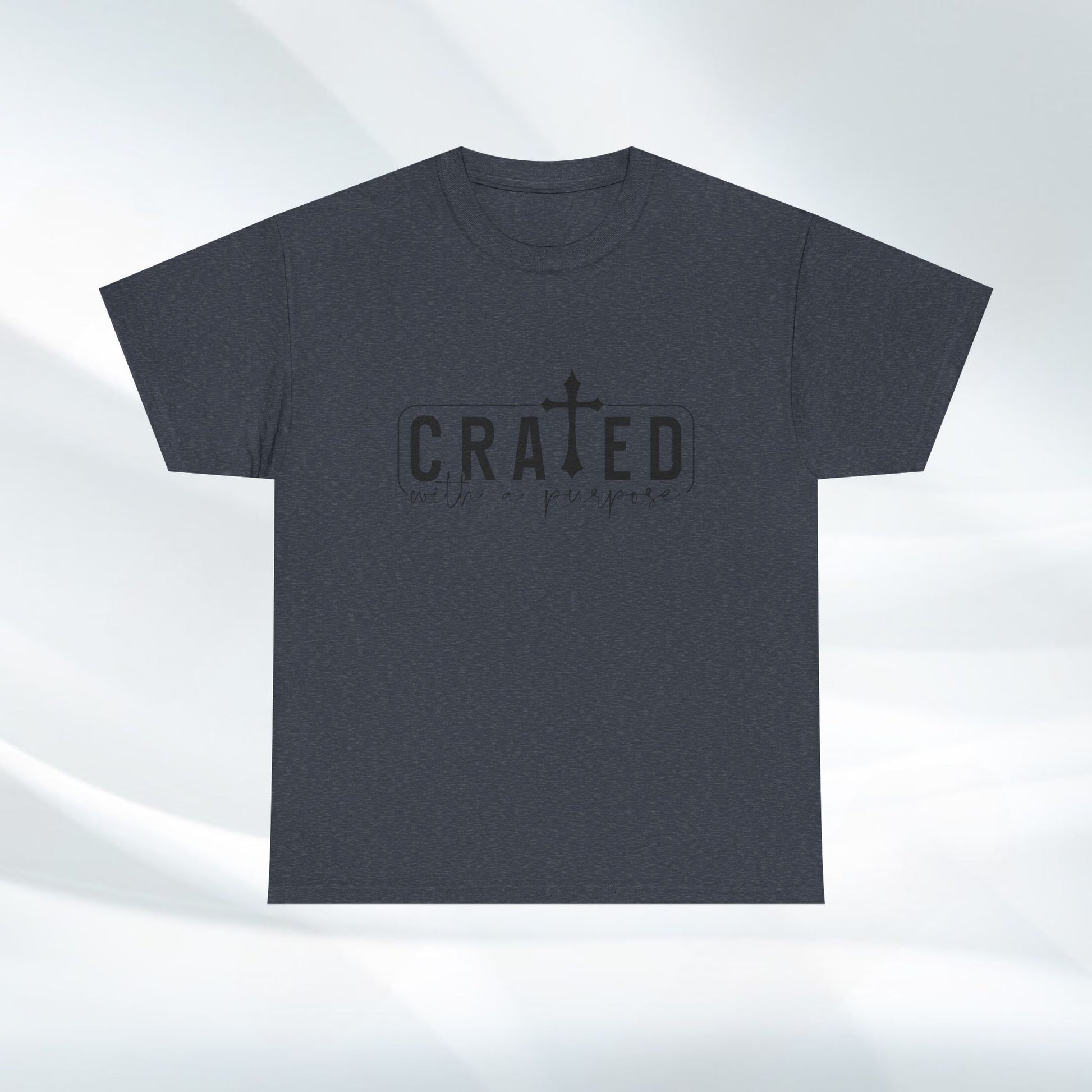 Unisex Heavy Cotton Tee - Grated with a Purpose Graphic Tee - GULLYDESIGN