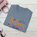 Unisex Softstyle T-Shirt - 'Believe in Yourself and You Will Be Unstoppable' Inspirational Tee - GULLYDESIGN