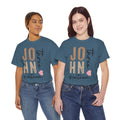 Personalized Unisex Heavy Cotton Tee - Custom Name & Age Design - GULLYDESIGN