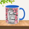 Colorful Floral Faith Mugs - Inspirational Coffee Cups for Home & Gifts - GULLYDESIGN