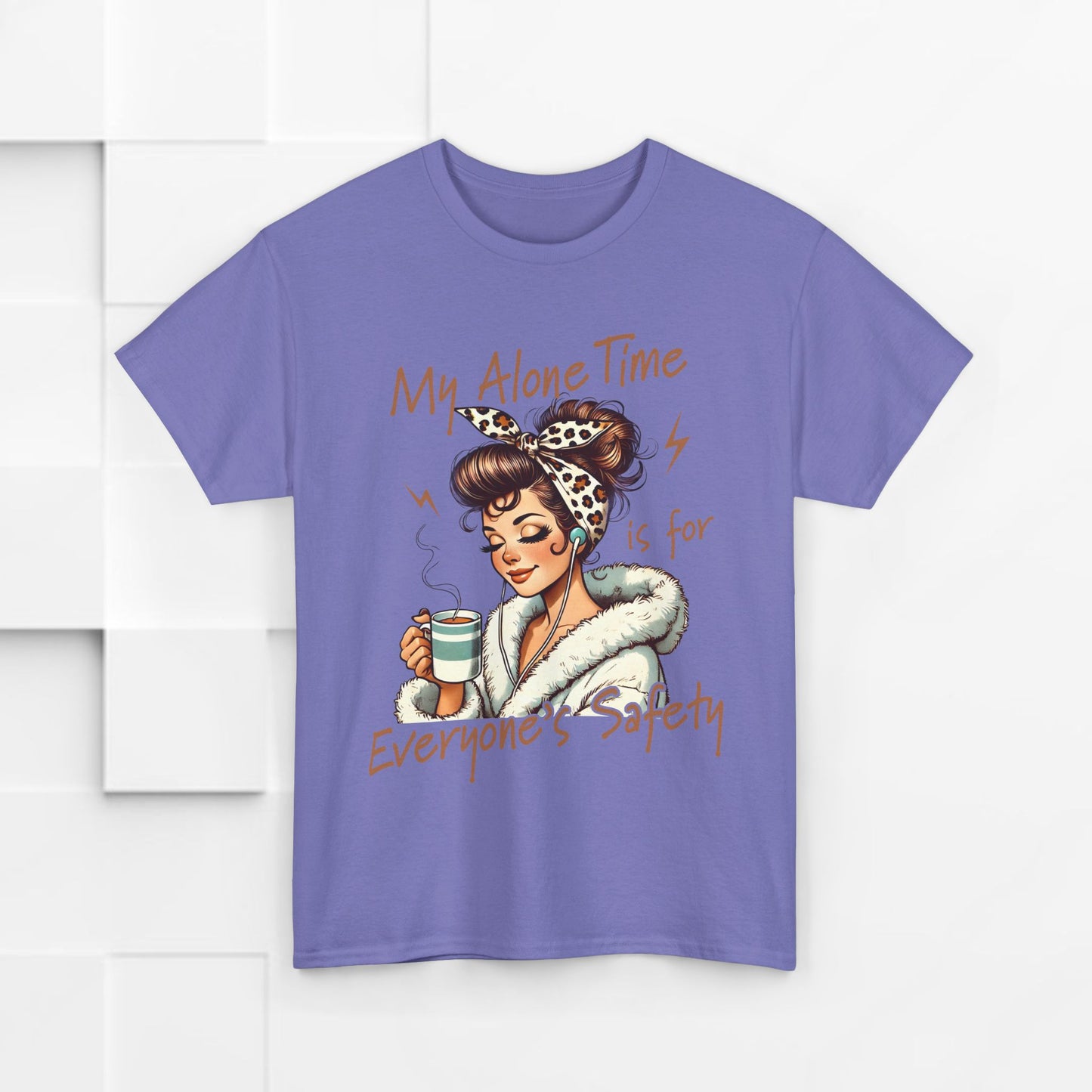 My Alone Time Unisex Heavy Cotton Tee - Cozy Vibe for Self-Care Lovers