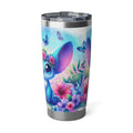Whimsical Floral Tumbler - 20oz Vagabond Charm with Butterflies - GULLYDESIGN