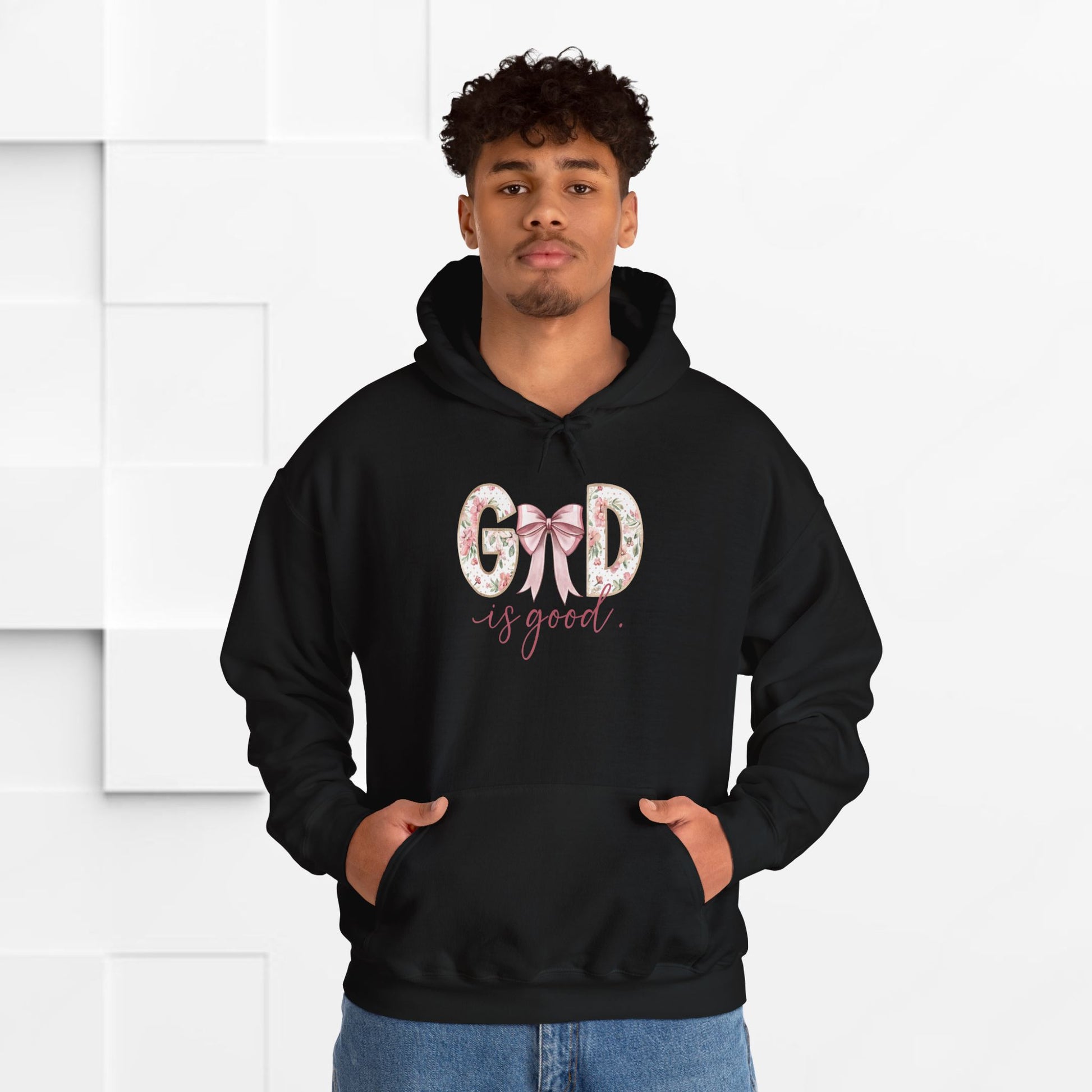 Inspirational God is Good Hoodie - Unisex Heavy Blend™ Sweatshirt - GULLYDESIGN