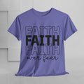 Faith Over Fear Unisex Heavy Cotton Tee - Inspirational T-Shirt - GULLYDESIGN