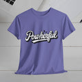 Unisex Heavy Cotton Tee - 'Powerful' Graphic Tee for Empowerment and Self-Expression - GULLYDESIGN