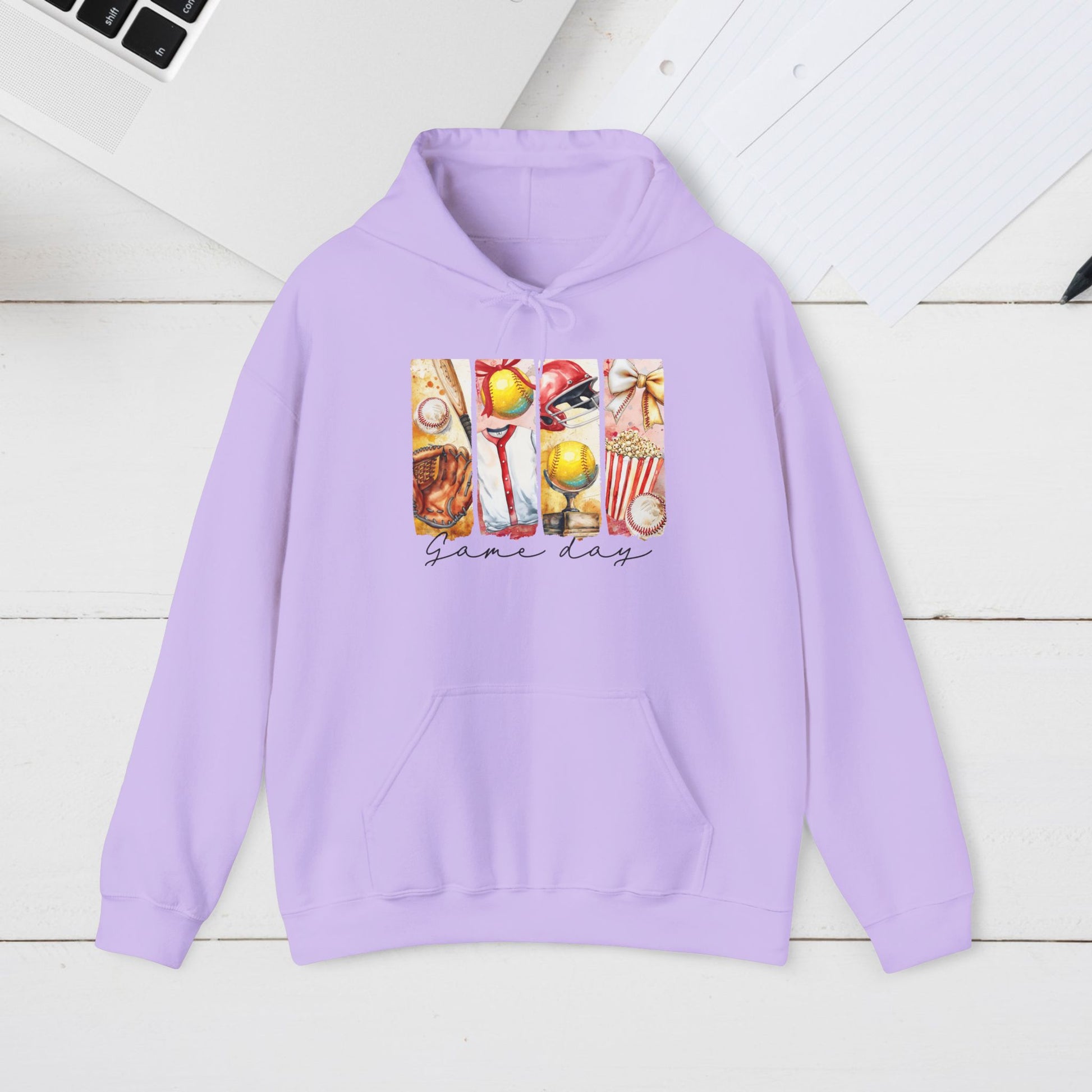 Game Day Hoodie – Unisex Heavy Blend™ Sweatshirt for Sports Enthusiasts - GULLYDESIGN