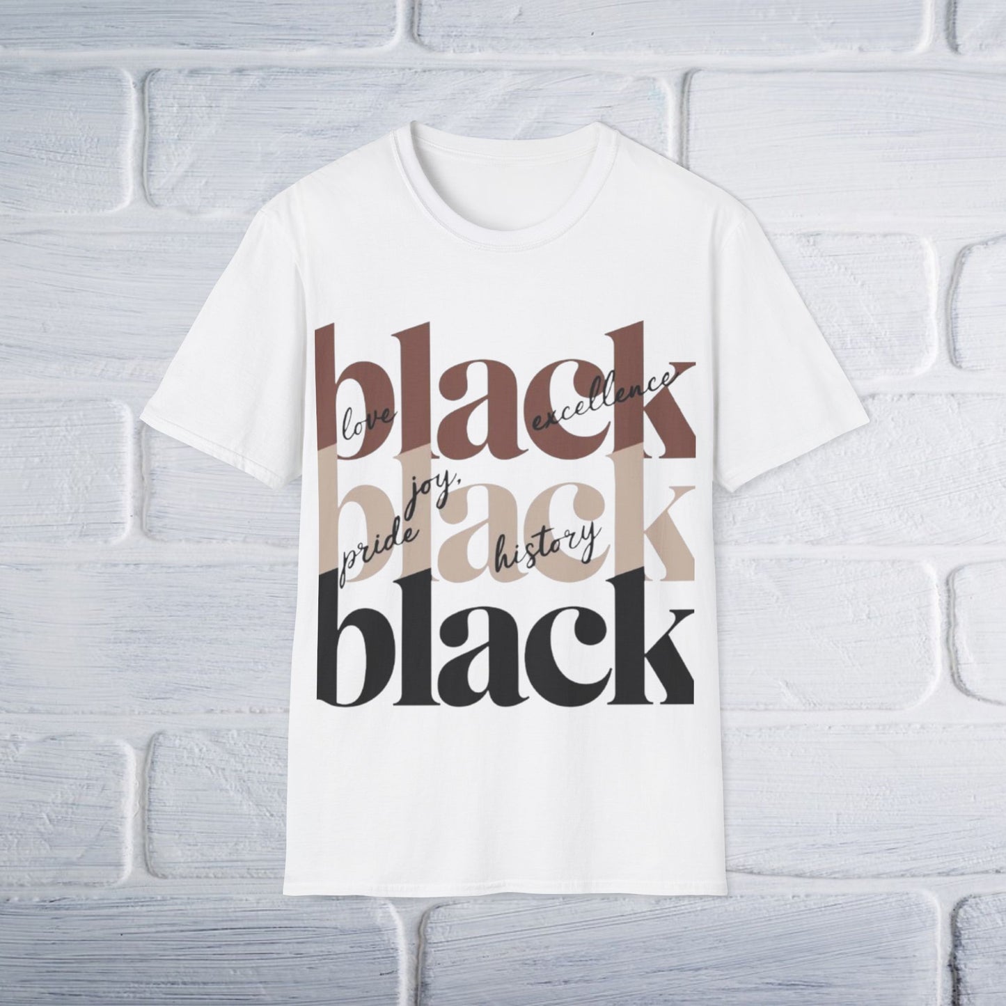 Black History T-Shirt - Unisex Softstyle - GULLYDESIGN