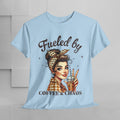 Fueled by Coffee & Chaos Unisex Tee - Fun Graphic Shirt for Coffee Lovers - GULLYDESIGN