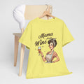 Mama Needs Wine Unisex Heavy Cotton Tee - Fun and Playful Gift for Wine Lovers - GULLYDESIGN