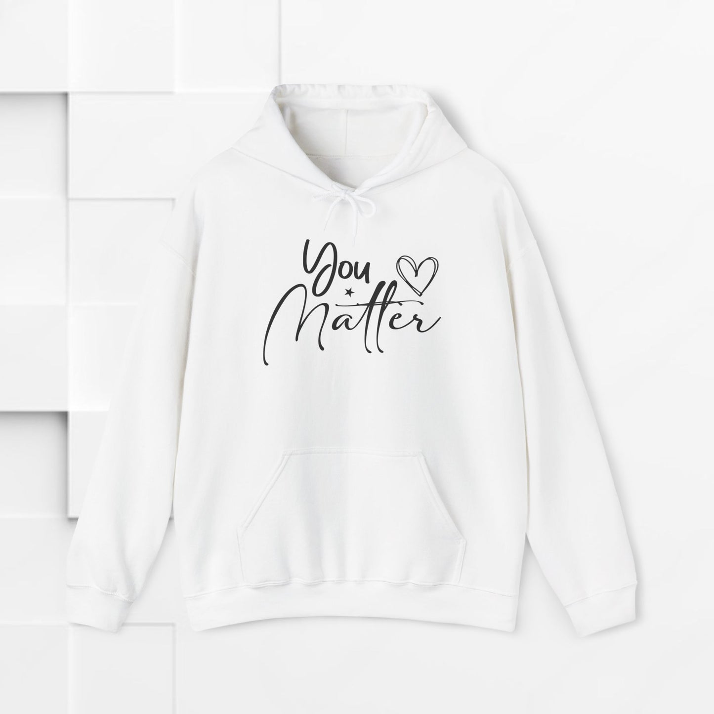 You Matter Unisex Heavy Blend™ Hooded Sweatshirt - Inspirational Warmth for Everyday Comfort