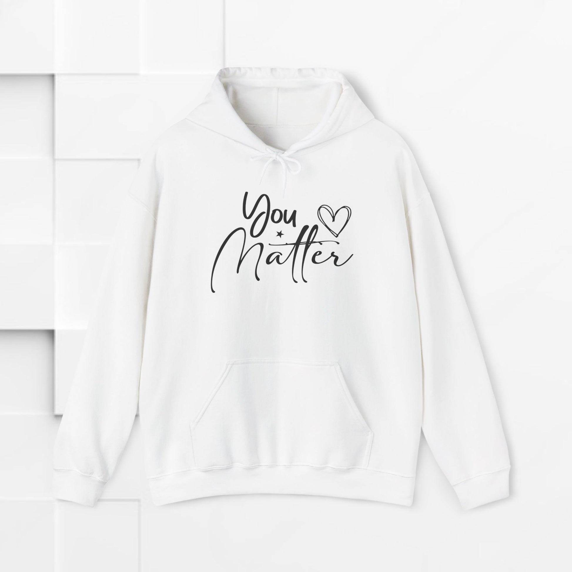 You Matter Unisex Heavy Blend™ Hooded Sweatshirt - Inspirational Warmth for Everyday Comfort - GULLYDESIGN