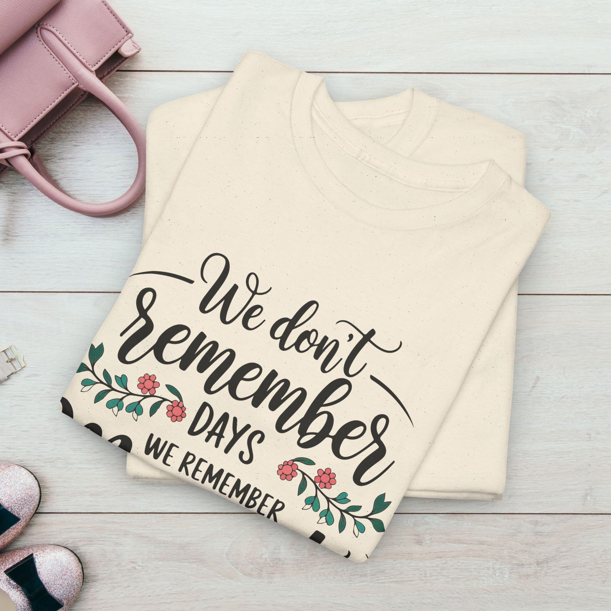 Moments Remembrance Unisex Heavy Cotton Tee - Inspirational Graphic Shirt - GULLYDESIGN