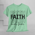 Faith Over Fear Unisex Heavy Cotton Tee - Inspirational T-Shirt - GULLYDESIGN