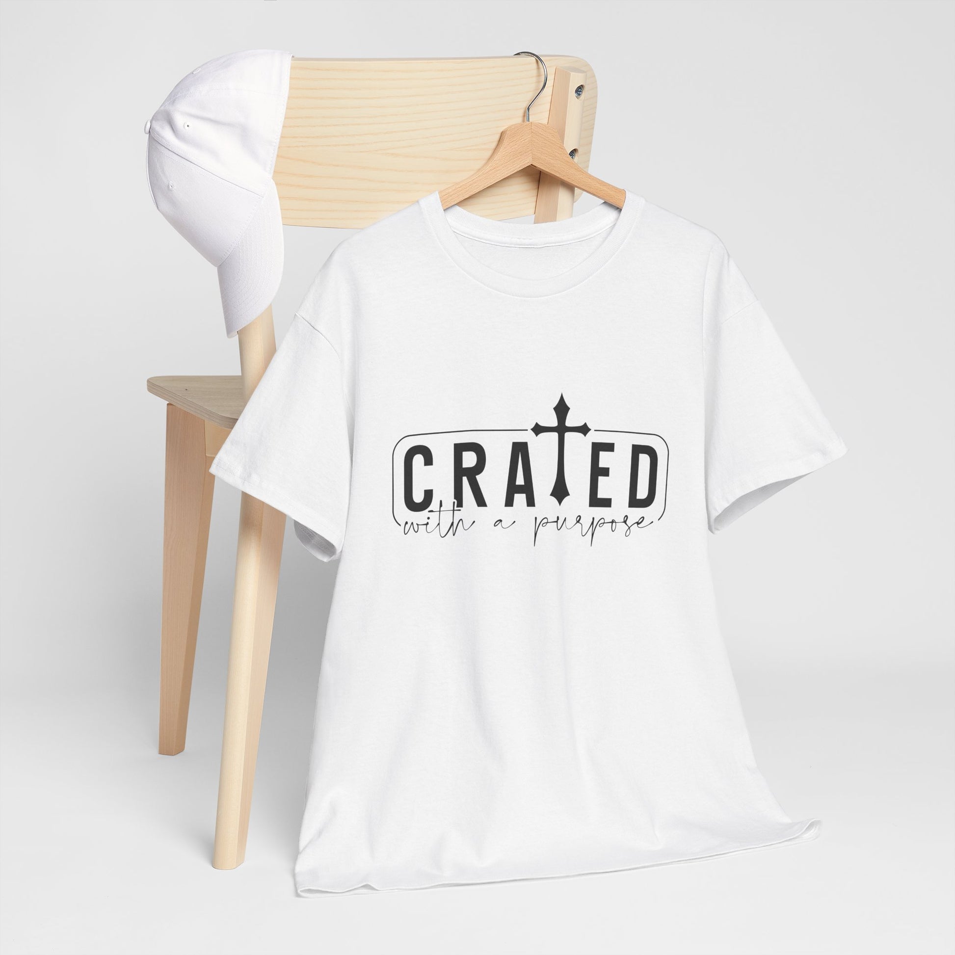 Unisex Heavy Cotton Tee - Grated with a Purpose Graphic Tee - GULLYDESIGN
