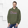 Just Livin' The Dream Hoodie - Unisex Midweight Softstyle Fleece, Cozy Casual Wear - GULLYDESIGN