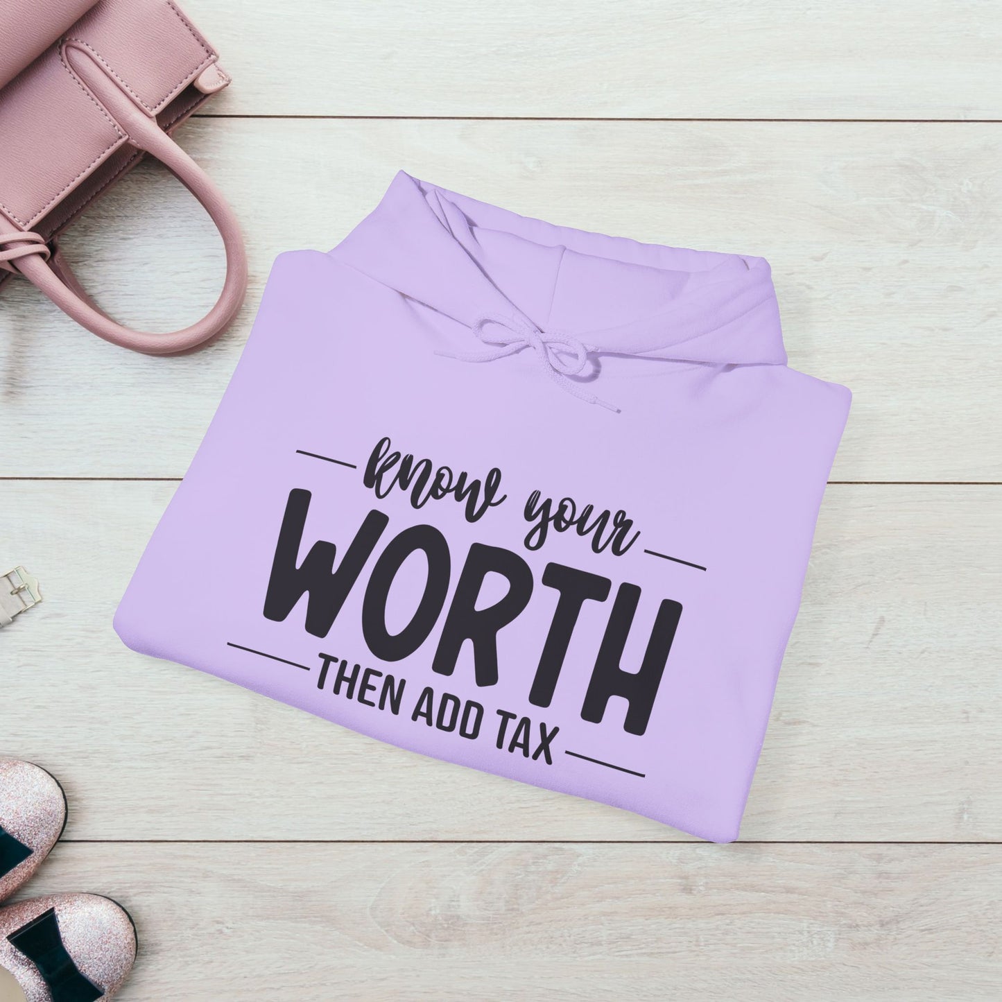 Know Your Worth Inspirational Hoodie