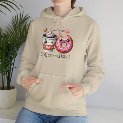 Cute Coffee & Donut Hoodie - You're the Coffee to My Donut Sweatshirt
