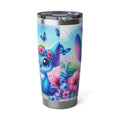 Whimsical Floral Tumbler - 20oz Vagabond Charm with Butterflies - GULLYDESIGN