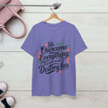 Empowering Women's Quote Unisex Heavy Cotton Tee - 'She Overcame Everything' - GULLYDESIGN