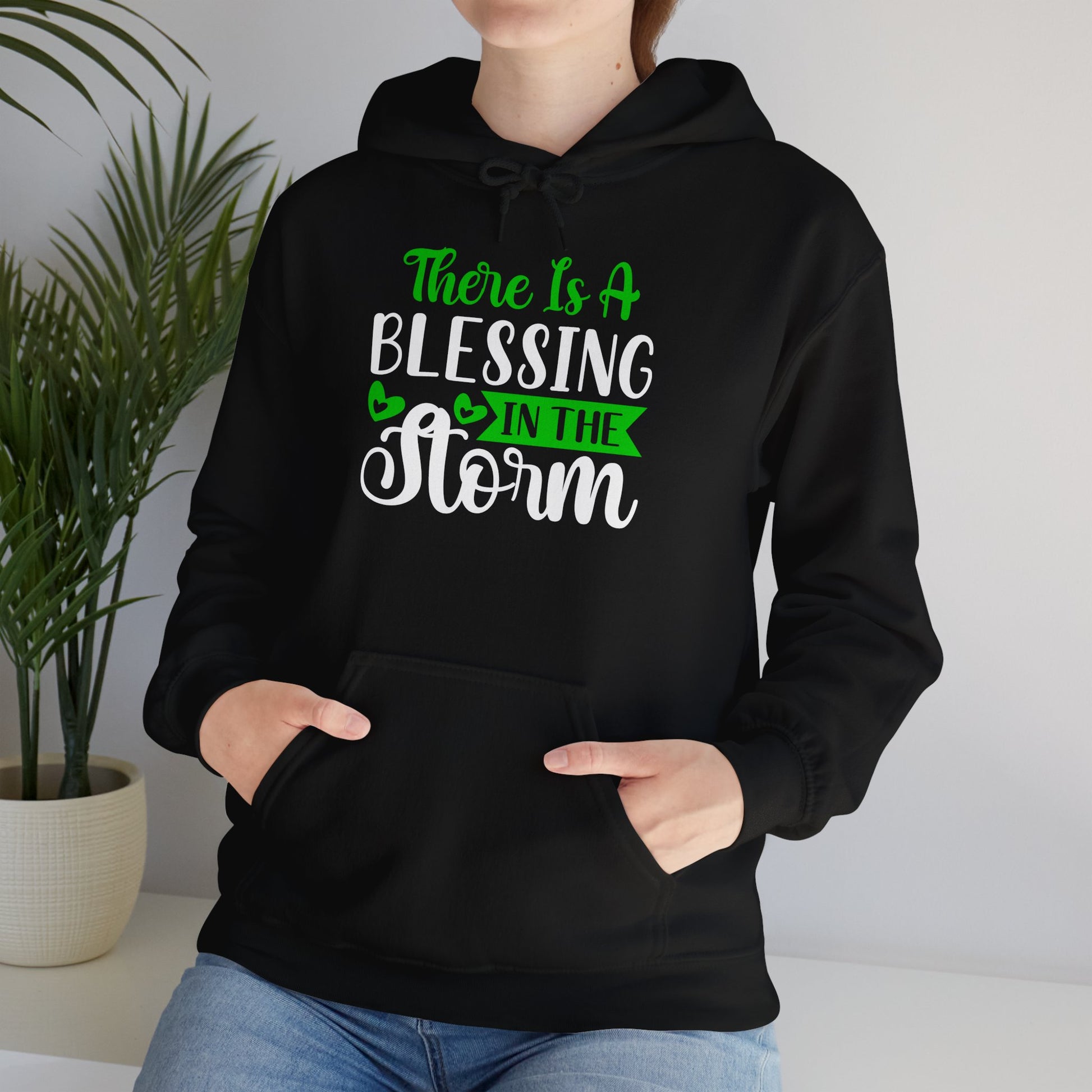 Blessing in the Storm Hoodie | Unisex Heavy Blend Sweatshirt for Comfort and Style - GULLYDESIGN